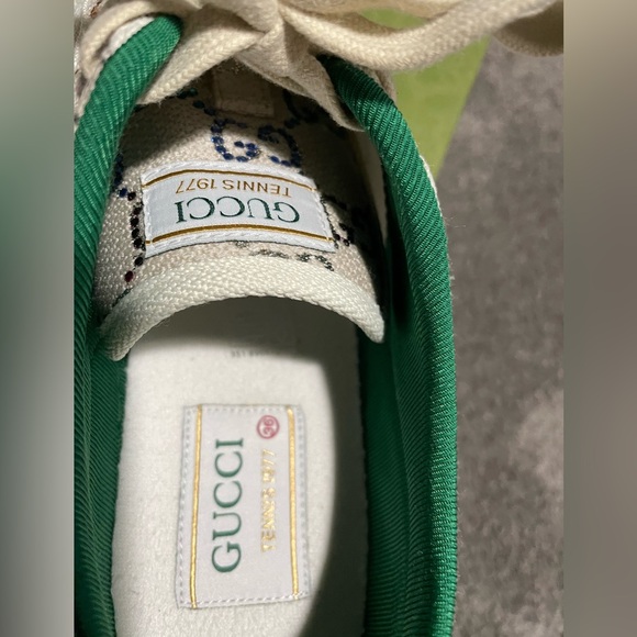 Gucci 1977 sparkle classic gg logo tennis shoes - Picture 13 of 16